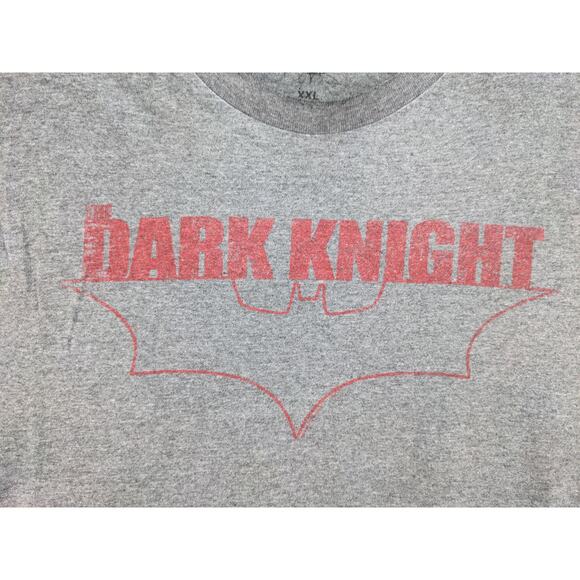 Mens Batman The Dark Knight Rises Movie T Shirt Size XXL 2XL Gray Logo - Picture 5 of 10